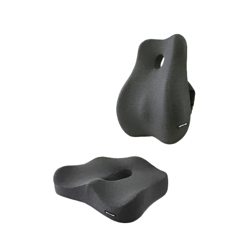 Coussin Ergonomique de Chaise 2 en 1 | Confort Intégral pour Chaise de Bureau