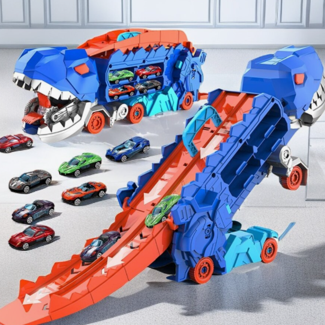 YOOYID Puzzles Dinosaures Circuits De Course Pour Enfants 3 à 6 Ans - Jouet Éducatif Track Rail Car