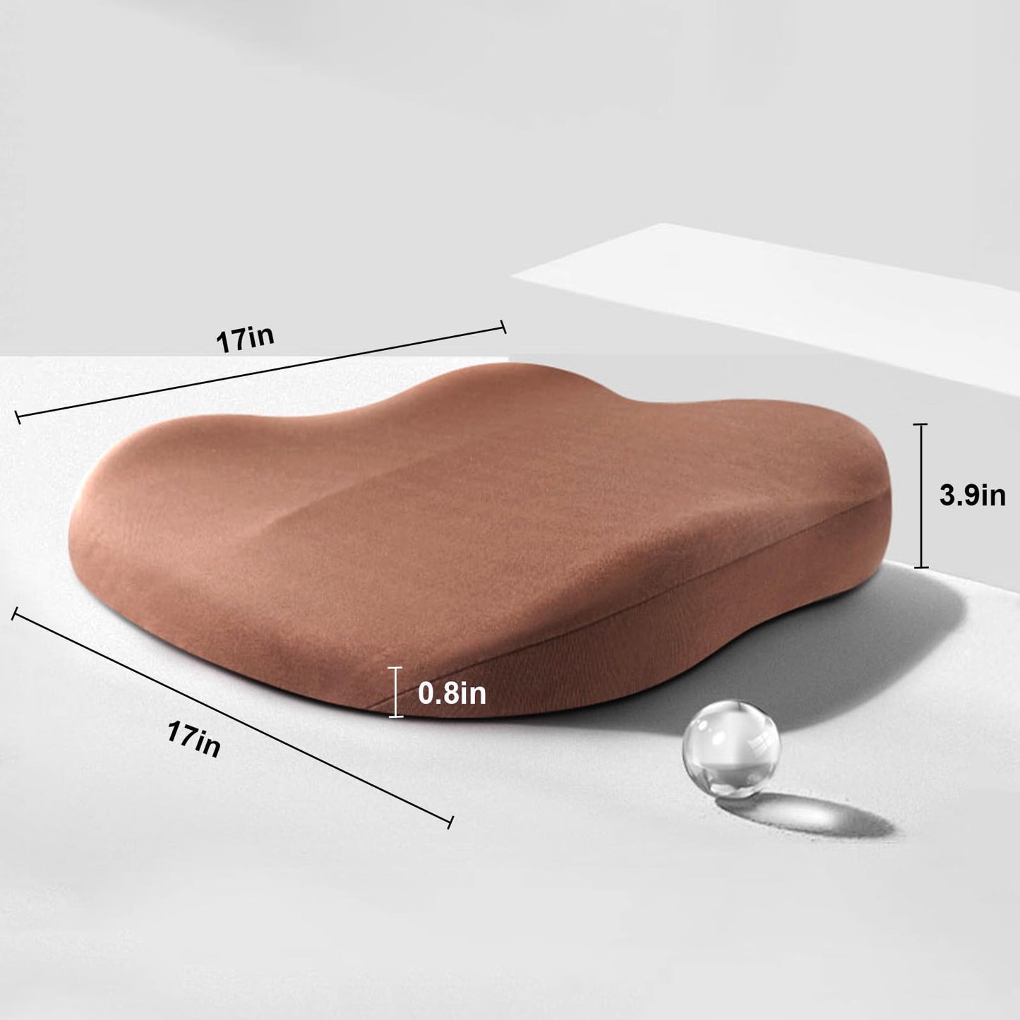 Rehausseur de Siège Auto Confortable pour Adultes – Conduite Ergonomique et Sécurisée