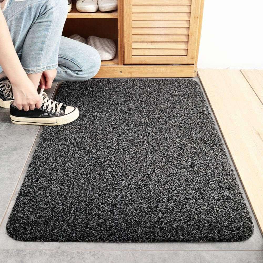 Paillasson - Tapis de Porte Antidérapant Lavable pour Intérieur et Extérieur