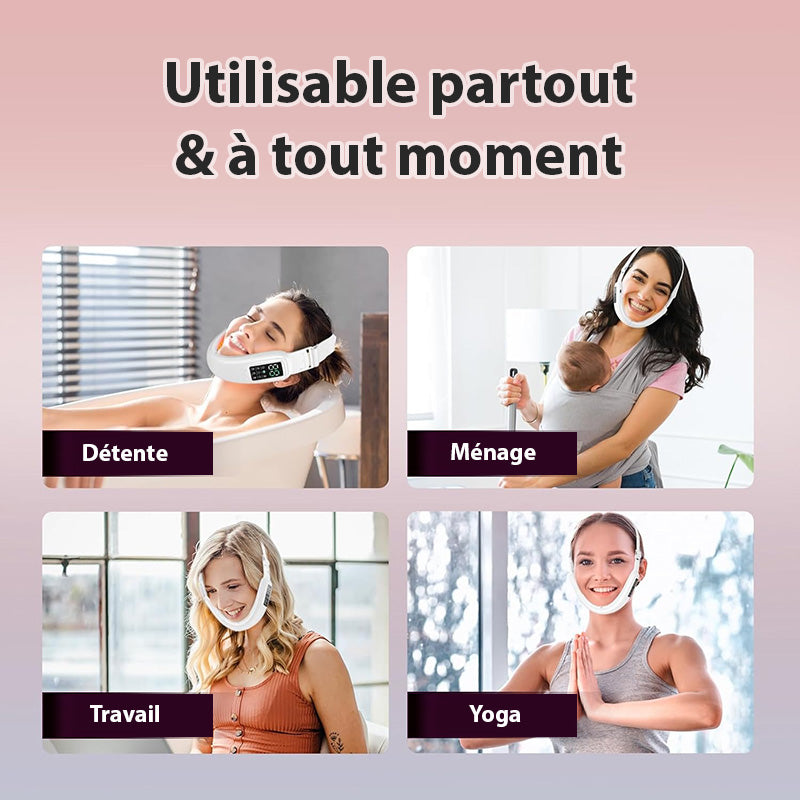 Appareil de Lifting et Massage Visage - Réduction Double Menton et Rides