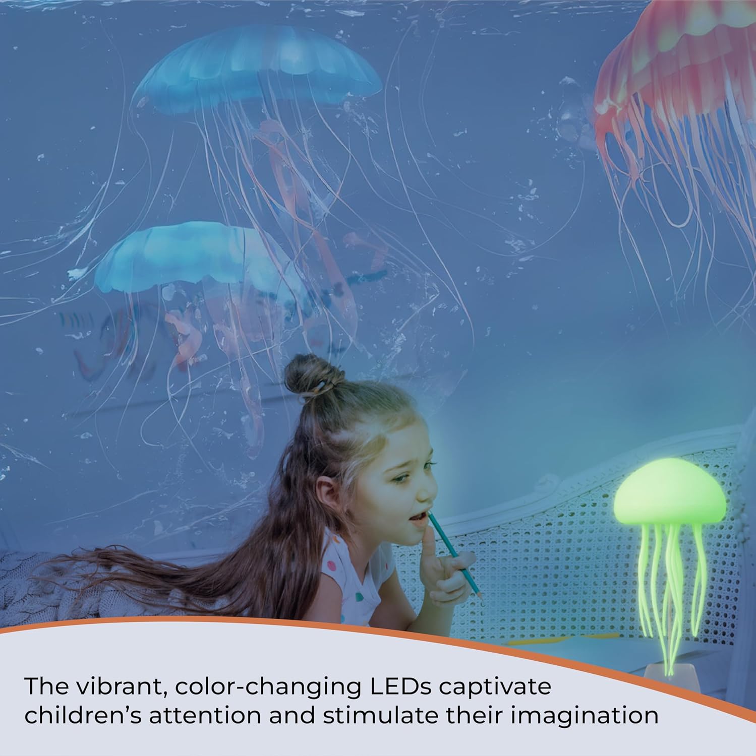 Lampe Méduse Dansante | Suspension Décorative Électrique LED