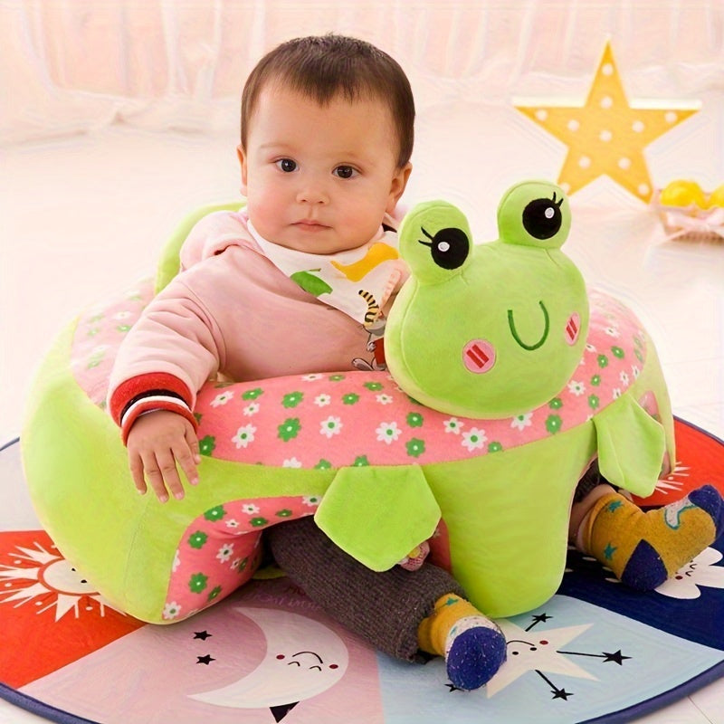 Fauteuil Élégant pour Jeunes Enfants en Peluche Éléphanteau - Siège Douillet et Educatif, Parfait comme Cadeau de Noël (Rose/Violet/Vert/Bleu)