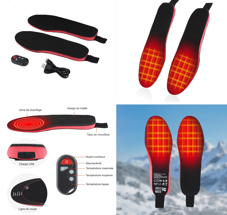 Semelles Chauffantes Phisiocare™