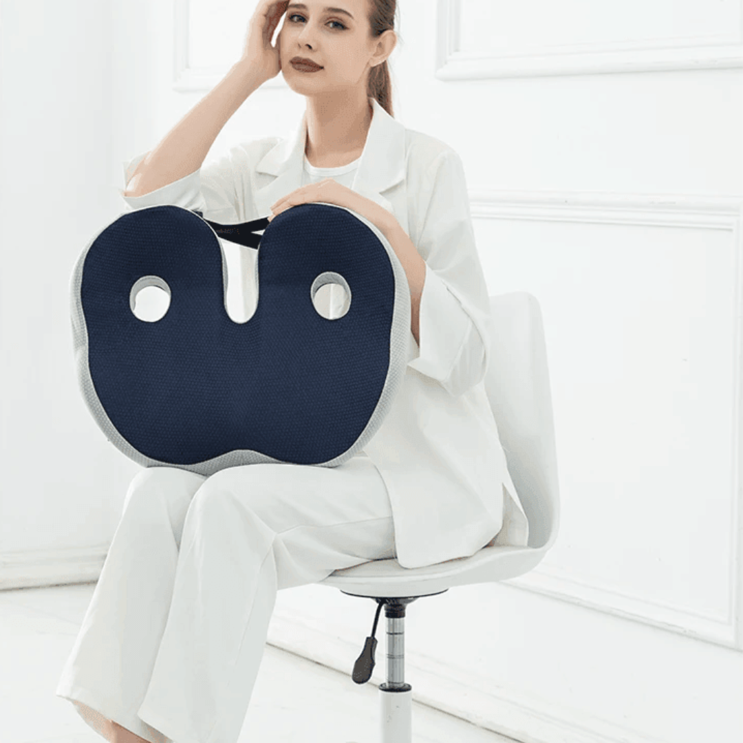 Coussin Orthopédique pour Chaise et Siège | Maintien Pelvien & Dorsal
