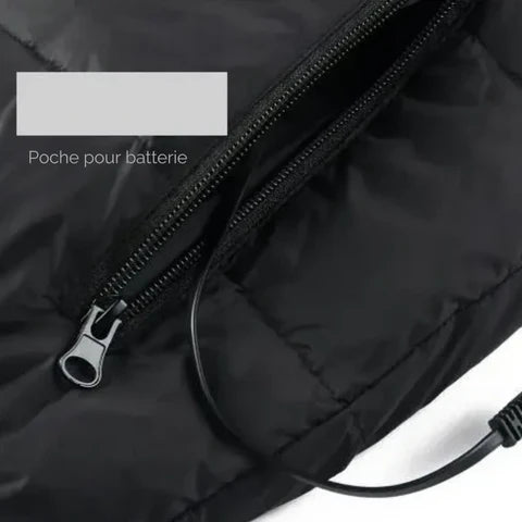 Gilet Chauffant d’Hiver pour Homme - Gilet Chauffant Électrique et Thermique