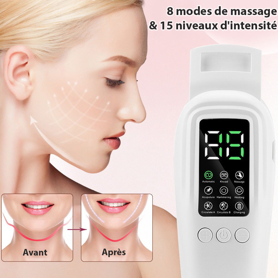 Appareil de Lifting et Massage Visage - Réduction Double Menton et Rides