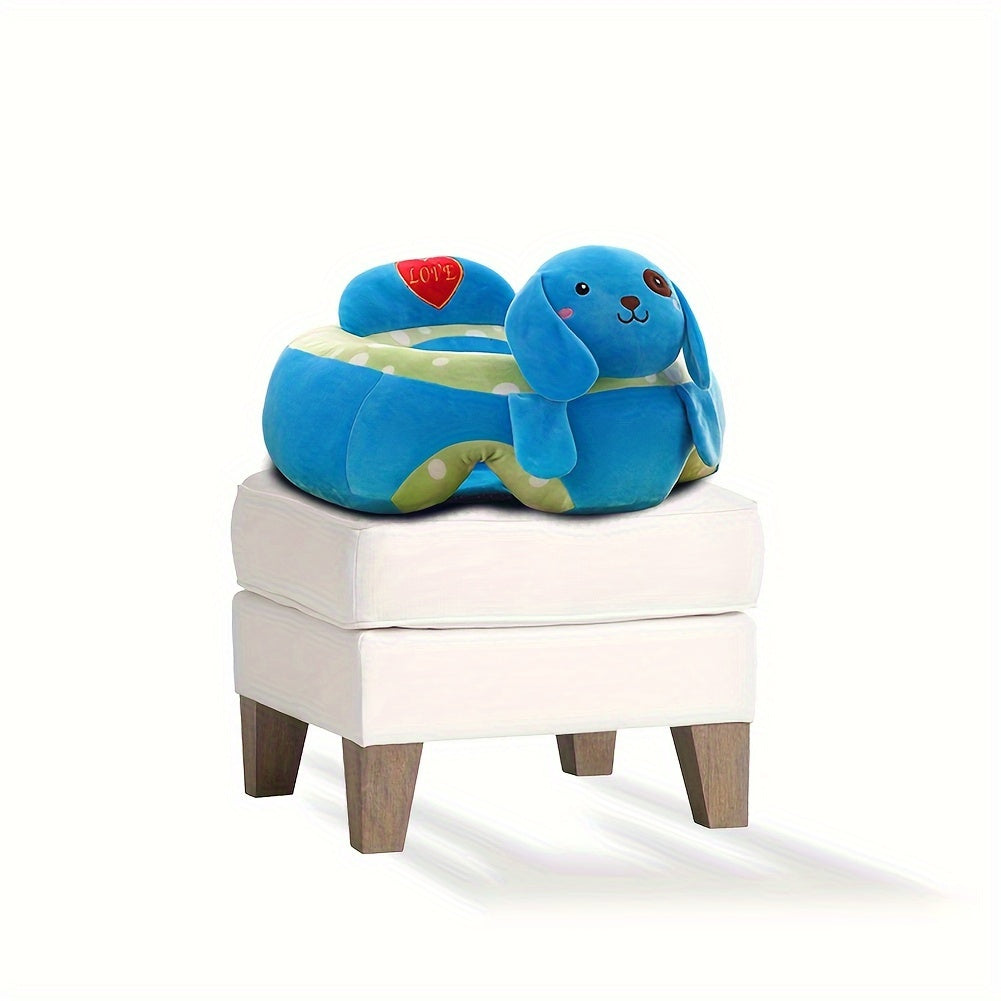 Fauteuil Élégant pour Jeunes Enfants en Peluche Éléphanteau - Siège Douillet et Educatif, Parfait comme Cadeau de Noël (Rose/Violet/Vert/Bleu)