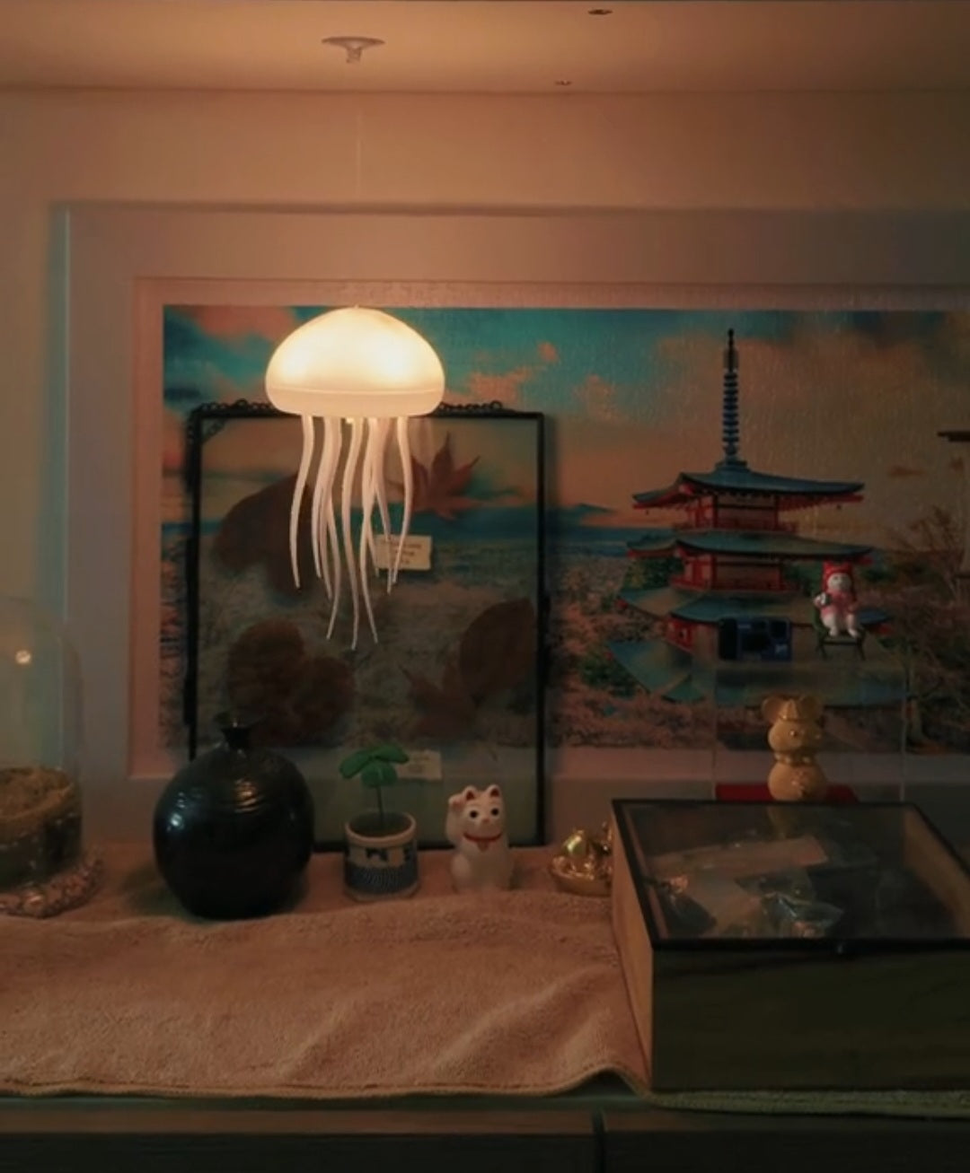 Lampe Méduse Dansante | Suspension Décorative Électrique LED