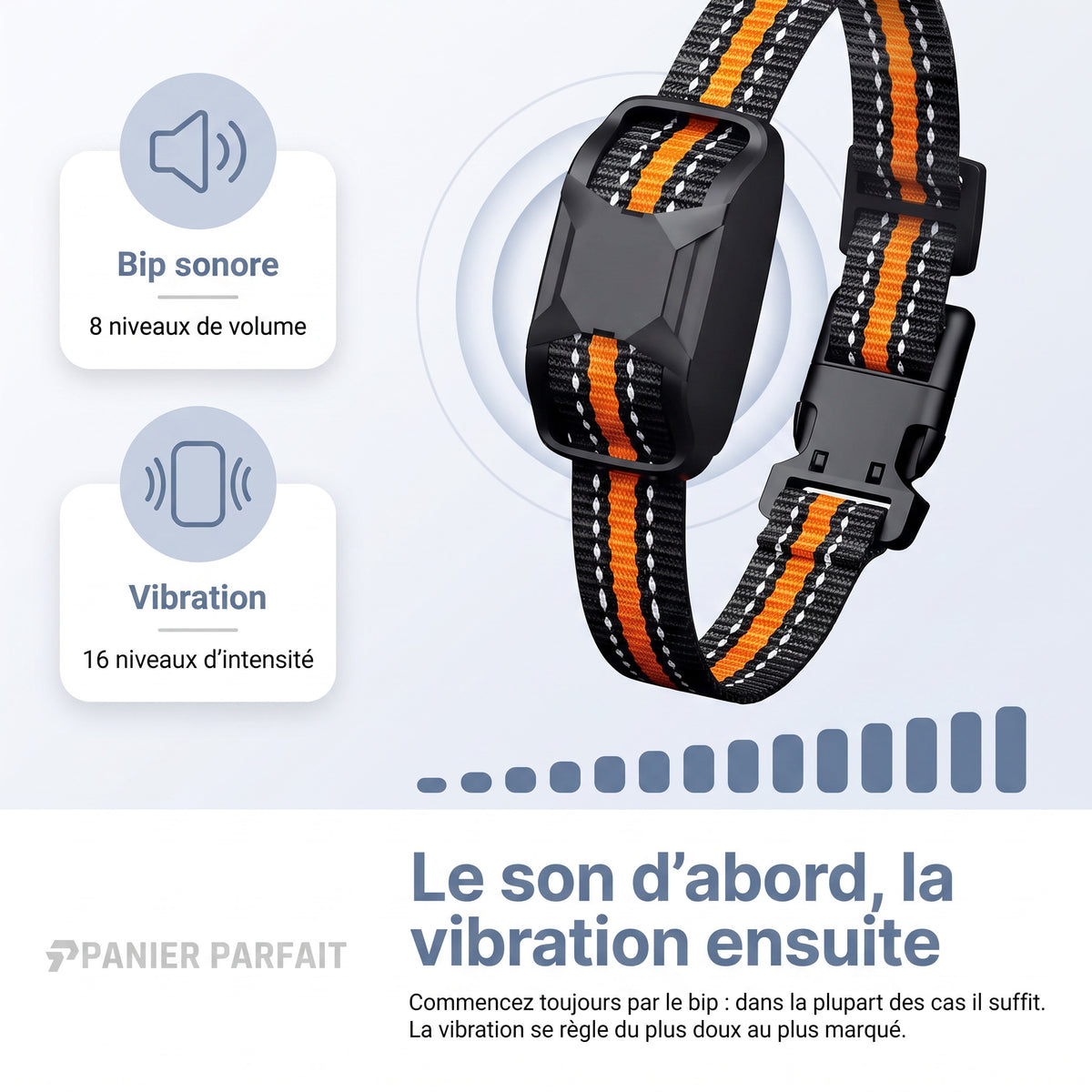 Collier de Dressage pour Chiens Premium 1000m - Étanche et Rechargeable