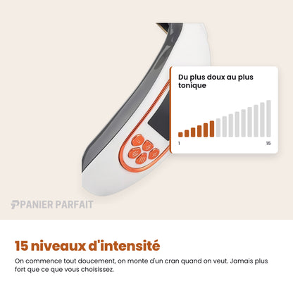 Masseur Cervical Intelligent 6 Électrodes – Chauffant & Sans Fil