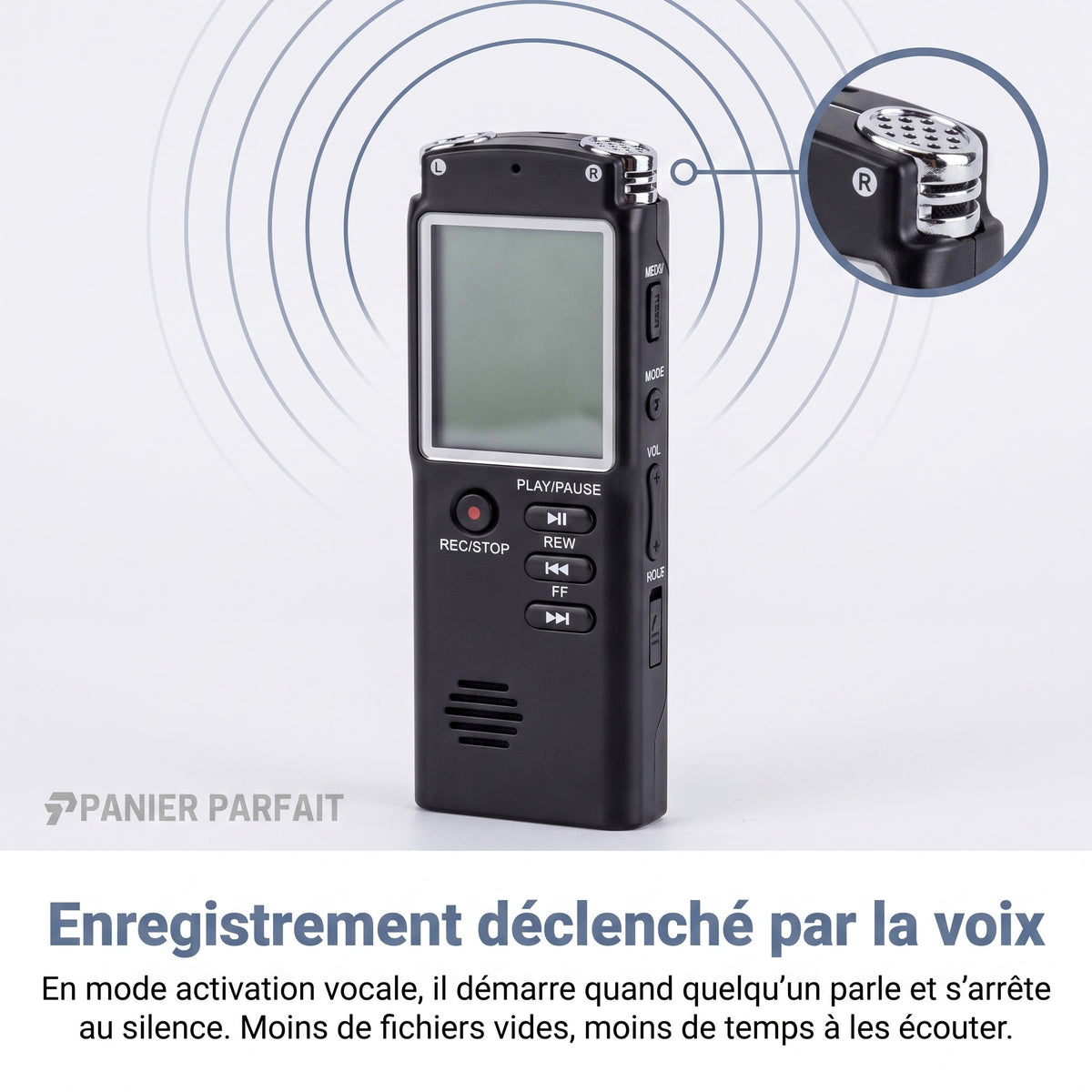 Dictaphone Enregistreur Vocal Numérique