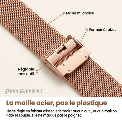 Smartwatch Féminine Ultra Élégante - Santé, Fitness et Style au Quotidien