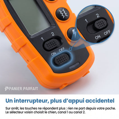 Collier de Dressage pour Chiens Premium 1000m - Étanche et Rechargeable