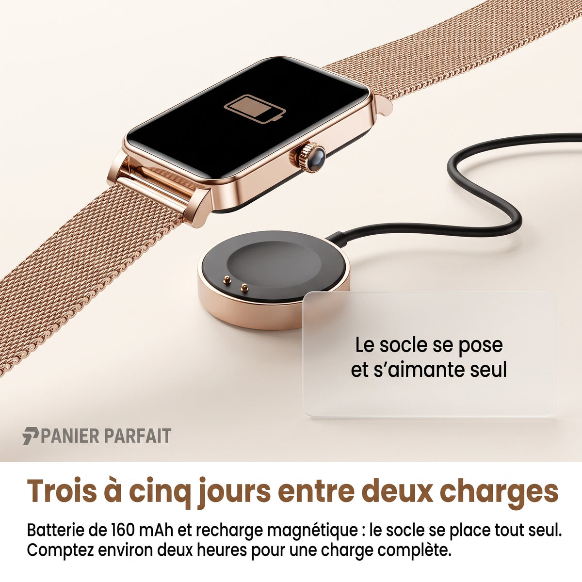 Smartwatch Féminine Ultra Élégante - Santé, Fitness et Style au Quotidien