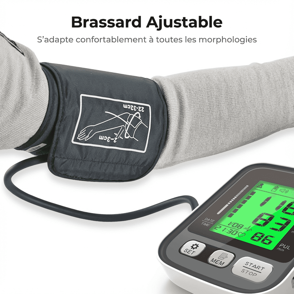 VitalScan Pro – Tensiomètre Bras Électronique