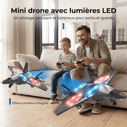 Avion télécommandé avec lumière l Garçons et filles 6, 8, 10, 12+ ans