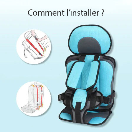 Siège auto de sécurité pour enfant - Multiusage et portable