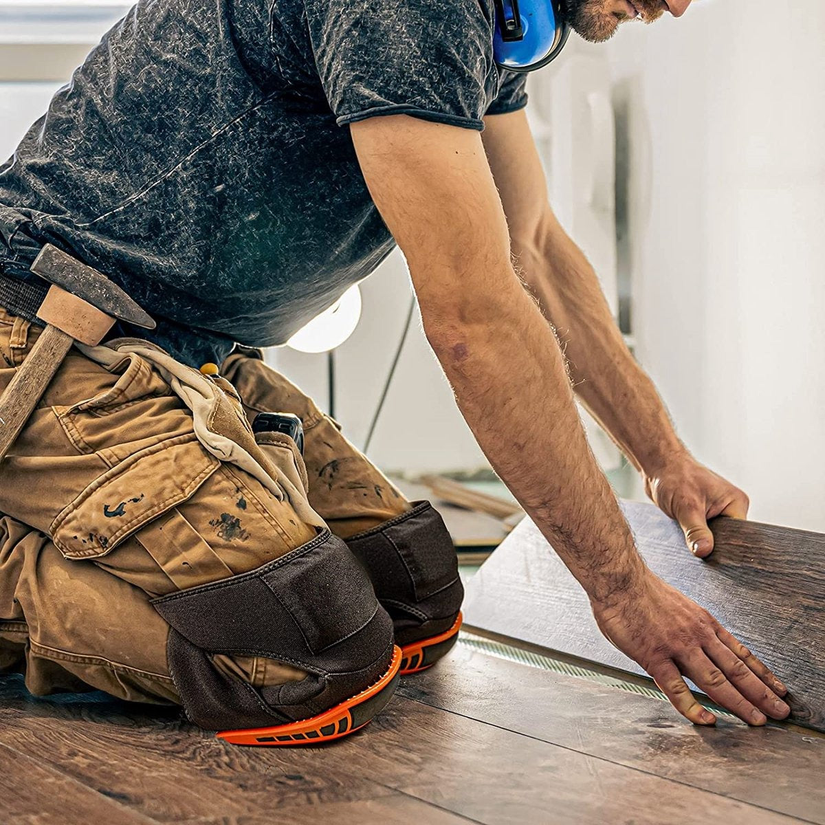 Genouillères de Travail Professionnelles avec Coussin en Gel pour Bricolage Sols et Jardinage