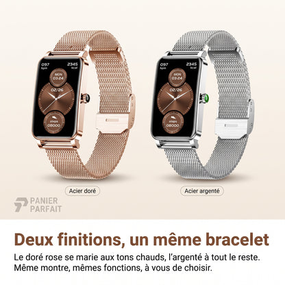 Smartwatch Féminine Ultra Élégante - Santé, Fitness et Style au Quotidien