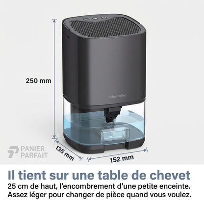 Déshumidificateur d'Air 2 en 1 Silencieux
