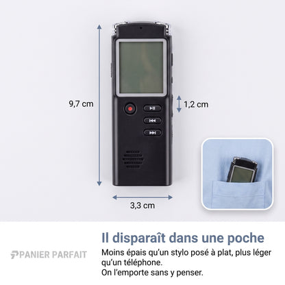 Dictaphone Enregistreur Vocal Numérique