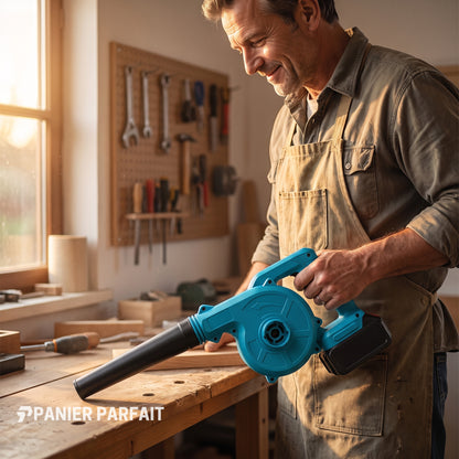Souffleur-Aspirateur Électrique Pro Sans Fil 2 en 1 (+ Batterie Offerte)