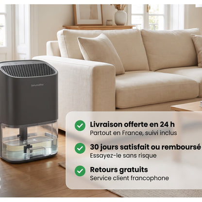 Déshumidificateur d'Air 2 en 1 Silencieux