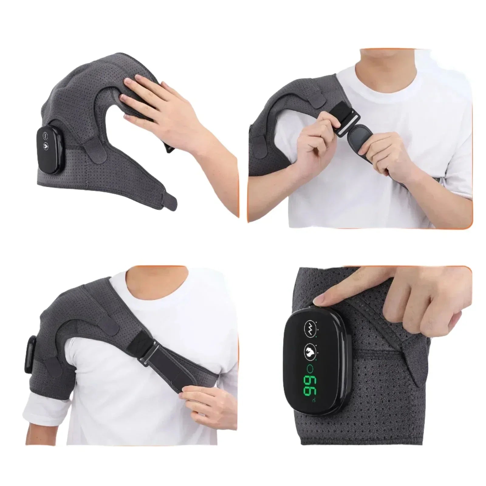 HeatRelief Shoulder Brace - Epaulière chauffante pour le soulagement de la douleur et la récupération