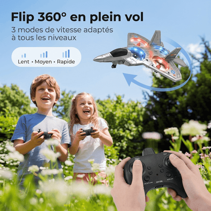 Avion télécommandé avec lumière l Garçons et filles 6, 8, 10, 12+ ans