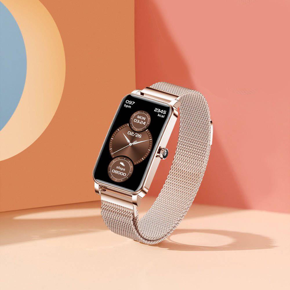 Smartwatch Féminine Ultra Élégante - Santé, Fitness et Style au Quotidien