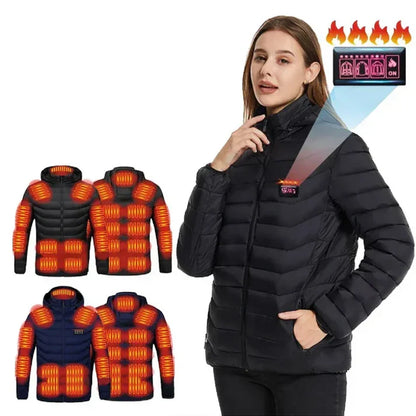 Veste Auto Chauffante Électrique 21 Zones