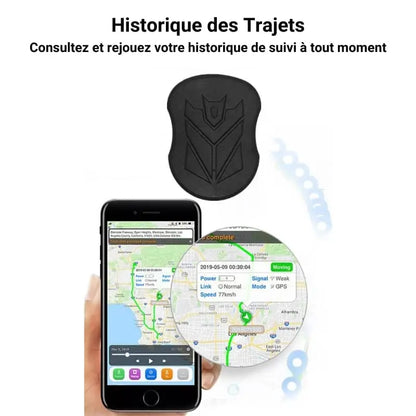 Mini Traceur GPS Étanche pour Voiture et Moto avec Micro