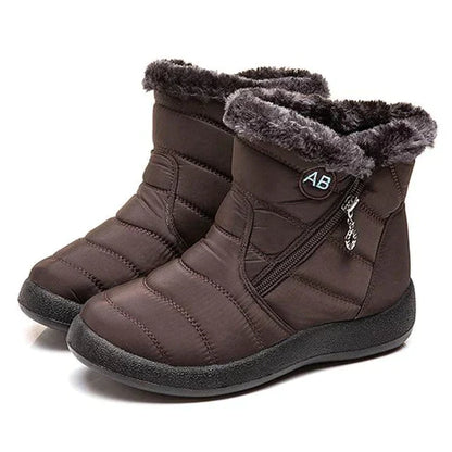 Monawe - Bottes d'hiver imperméables et antidérapantes pour dames