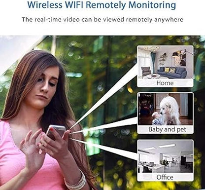 Caméra de sécurité sans fil 1080P WiFi l Intérieur et extérieur l Contrôle de la maison intelligente avec l'application.