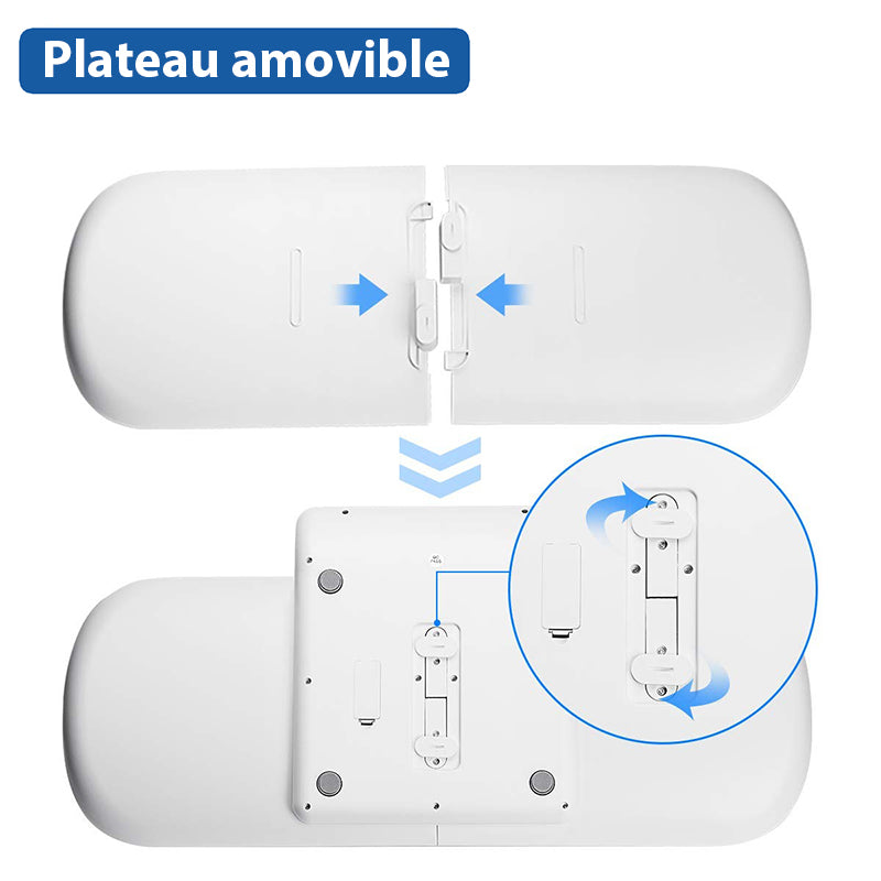 Pèse-Bébé Précis - Balance Multifonctionnelle avec Plateau Amovible - Précision 10g