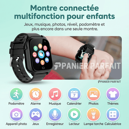 iWatch l Montre intelligente pour enfants l Étanche l Garçons et filles
