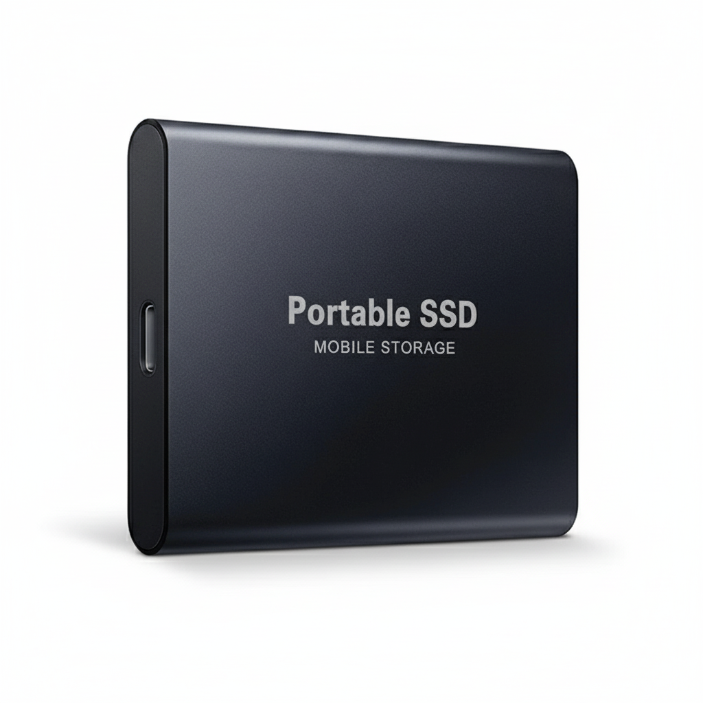 Disque Dur Externe SSD Ultra-Rapide - Stockage Compact et Haute Capacité