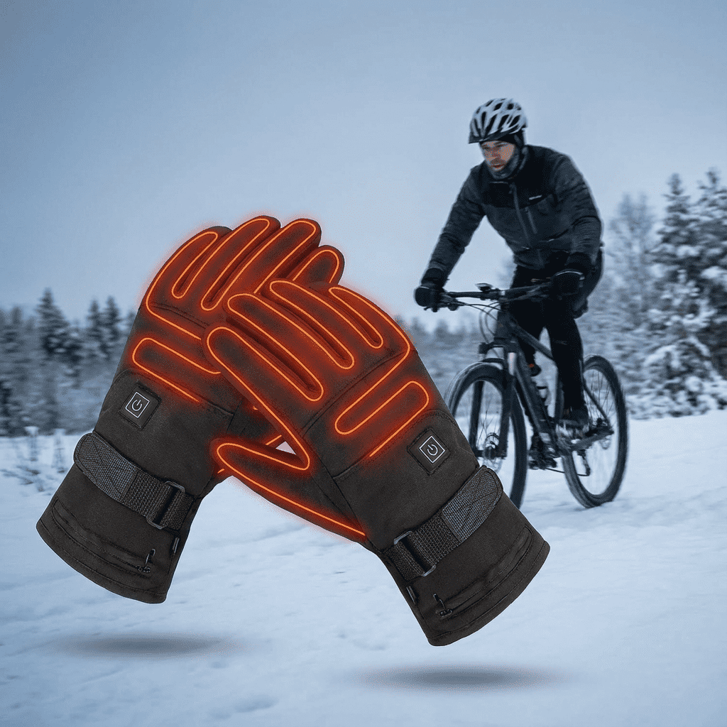 WarmTech - Gants Chauffants Rechargeables