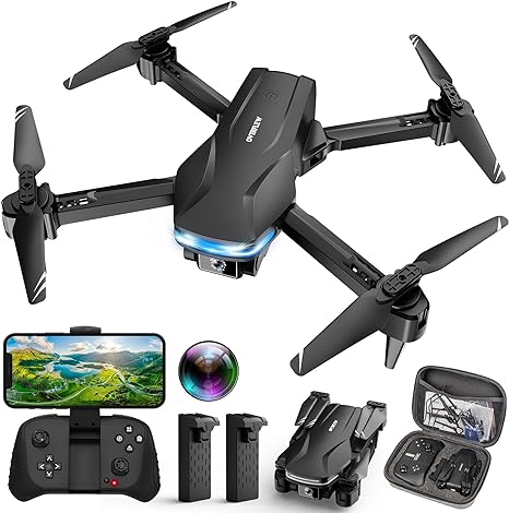 Drone avec Caméra 1080P HD FPV - Drone Pliable pour Débutants et Enfants