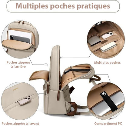 Sac à Dos pour Ordinateur Portable pour Femme