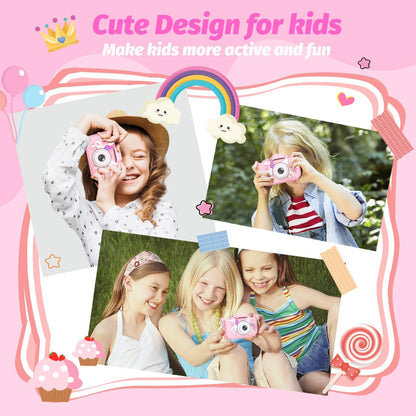 Appareil photo numérique enfant Licorne pour filles 1080p l 3, 4, 5, 6 ans