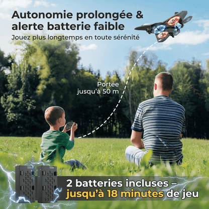 Avion télécommandé avec lumière l Garçons et filles 6, 8, 10, 12+ ans