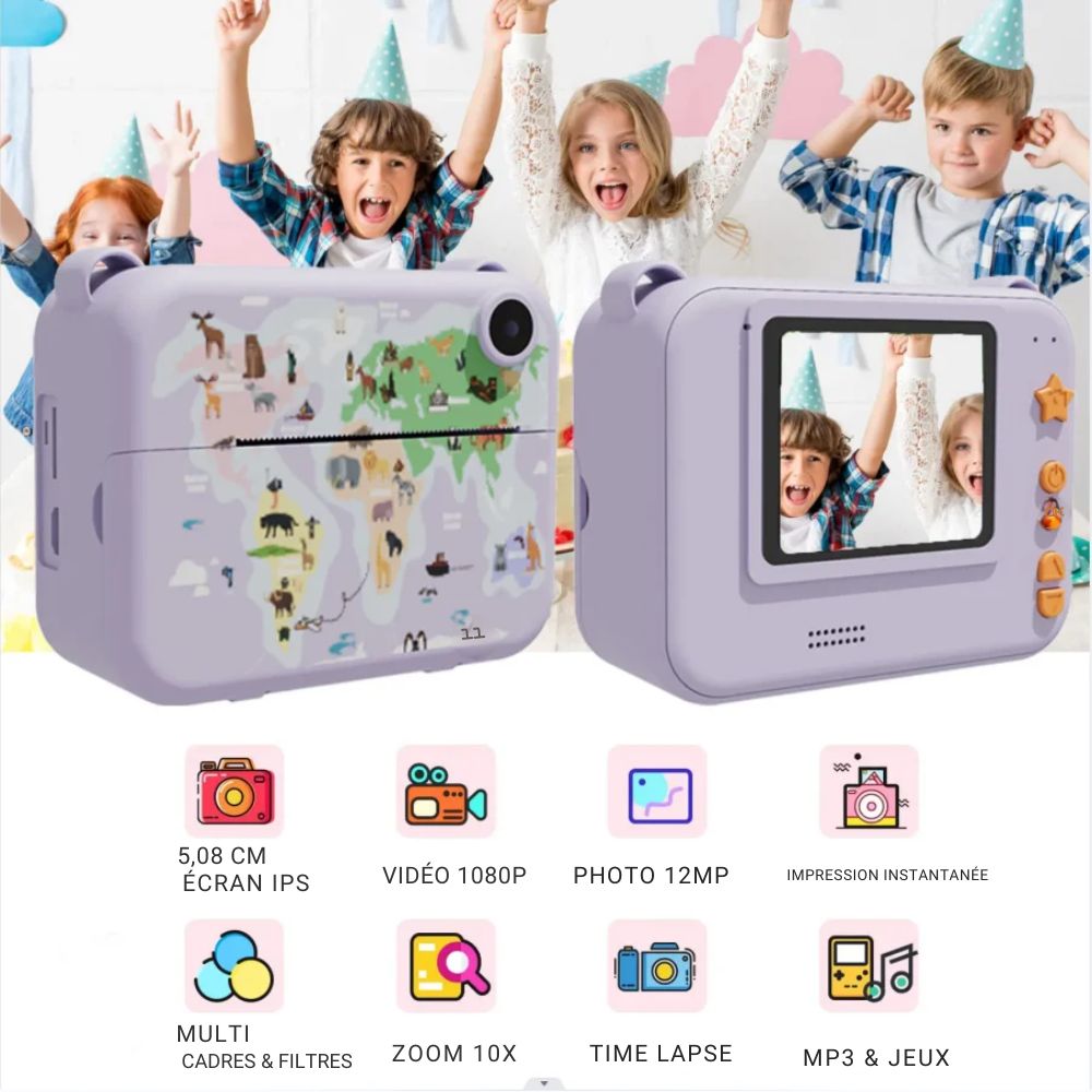 Appareil photo instantané enfant Eloreva