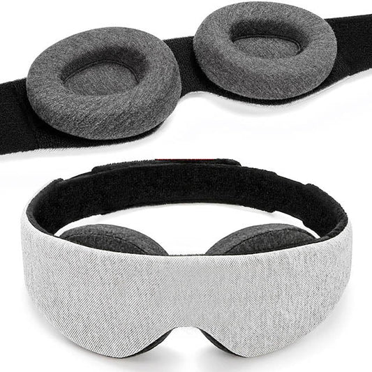 Masque de Sommeil pour les Yeux - Aucune Pression Oculaire - Coupe Ajustable