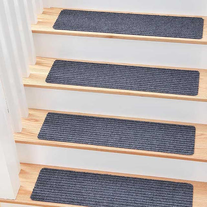 Tapis d'Escalier Antidérapants avec Adhésif - Lot de 15 pièces