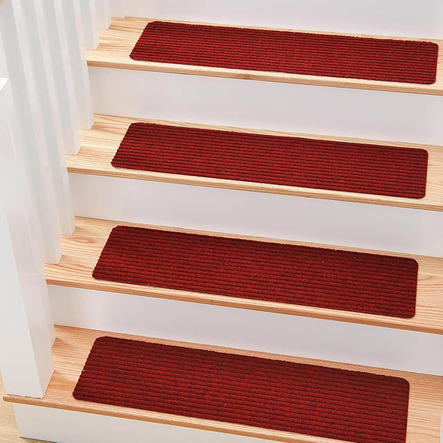 Tapis d'Escalier Antidérapants avec Adhésif - Lot de 15 pièces