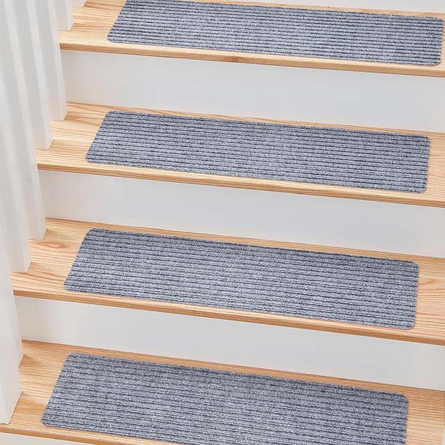 Tapis d'Escalier Antidérapants avec Adhésif - Lot de 15 pièces