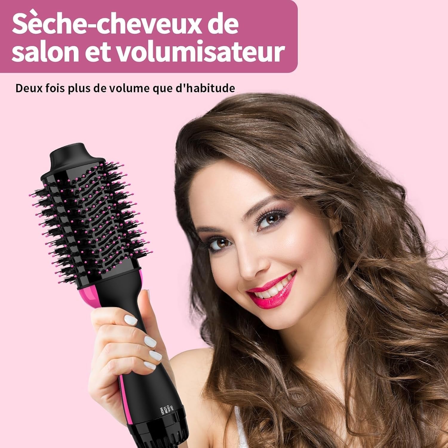 Sèche-Cheveux Volumisant pour Cheveux Longs et Mi-Longs