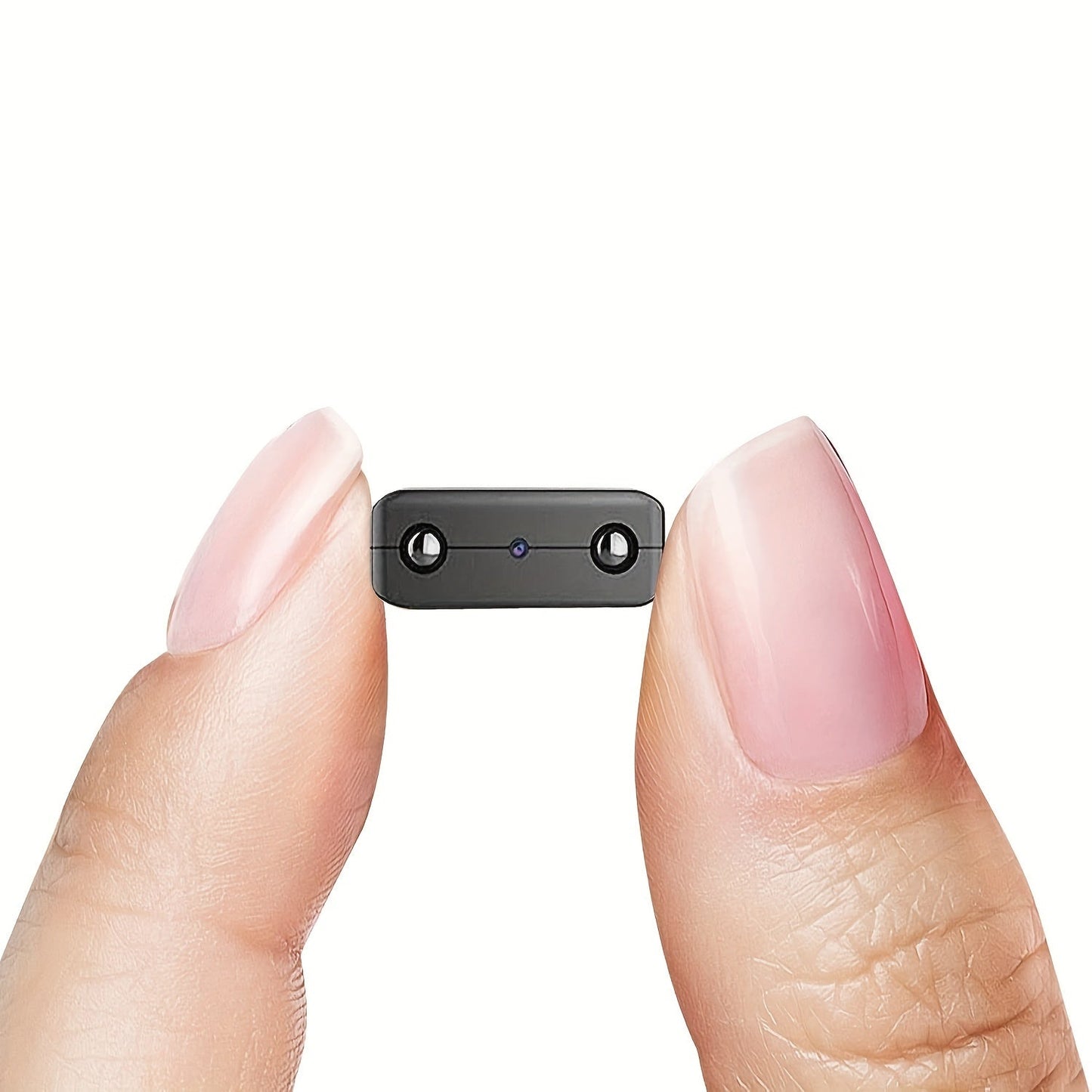 Mini Caméra Full HD Ultra-Compacte | Micro Caméra avec Enregistrement en Boucle sur Carte SD, Vision Nocturne, Détection de Mouvement, Batterie Intégrée pour la Sécurité à Domicile